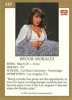 1992 Lime Rock Pro Cheerleaders #147 Brook Morales Back