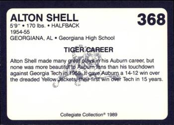 1989 Collegiate Collection Coke Auburn Tigers (580) #368 Alton Shell Back
