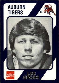 1989 Collegiate Collection Coke Auburn Tigers (580) #391 Lee Gross Front