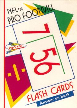 1991 Pacific Flash Cards #6 Nick Lowery Front