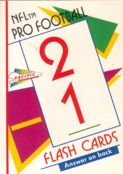1991 Pacific Flash Cards #90 Warren Moon Front