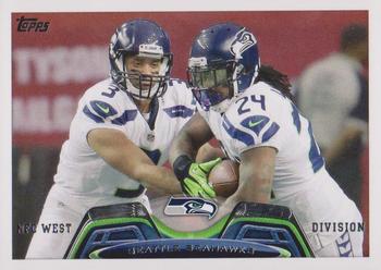 2013 Topps #84 Seattle Seahawks Front
