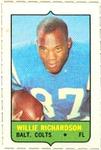 1969 Topps - Four-in-One Singles #NNO Willie Richardson Front