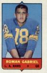 1969 Topps - Four-in-One Singles #NNO Roman Gabriel Front