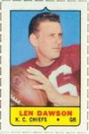 1969 Topps - Four-in-One Singles #NNO Len Dawson Front