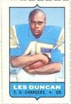 1969 Topps - Four-in-One Singles #NNO Les Duncan Front