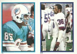 1985 Topps Stickers #75 / 225 Mark Duper / Mark Haynes Front