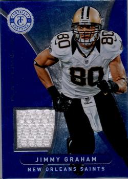 2012 Panini Totally Certified - Blue Materials #56 Jimmy Graham Front