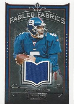 2012 Panini Playbook - Fabled Fabrics #59 Kerry Collins Front
