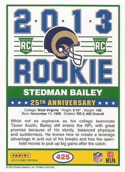 2013 Score #425 Stedman Bailey Back