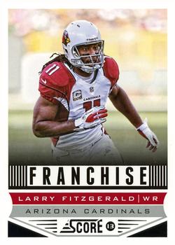 2013 Score #267 Larry Fitzgerald Front