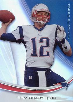 2013 Topps Platinum #74 Tom Brady Front