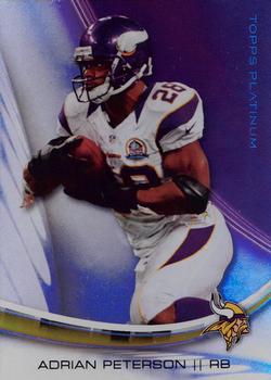 2013 Topps Platinum #97 Adrian Peterson Front
