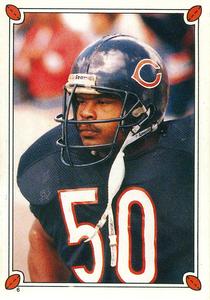 1987 Topps Stickers #6 Mike Singletary Front