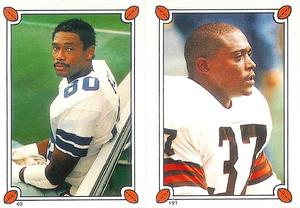 1987 Topps Stickers #40 / 191 Tony Hill / Chris Rockins Front