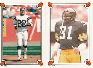 1987 Topps Stickers #130 / 279 Darrin Nelson / Donnie Shell Front