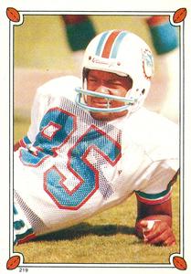 1987 Topps Stickers #219 Mark Duper Front