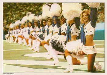1981 Topps Dallas Cowboys Cheerleaders #4 First-Rate All The Way Front