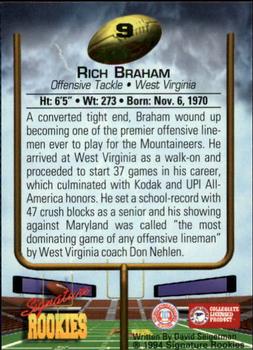 1994 Signature Rookies - Autographs #9 Rich Braham Back