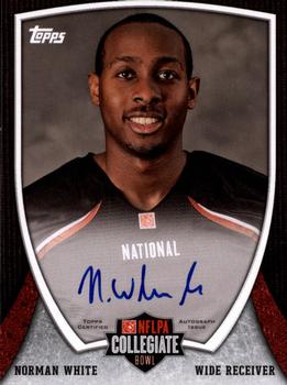 2013 Bowman - Topps NFLPA Collegiate Bowl Autographs #8 Norman White Front