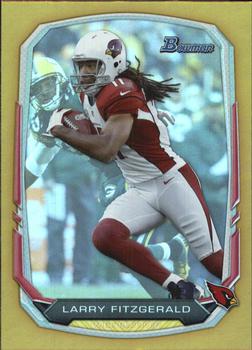 2013 Bowman - Rainbow Gold #75 Larry Fitzgerald Front