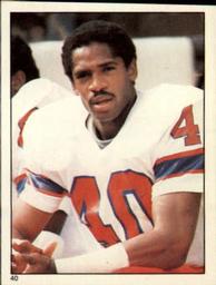 1981 Topps Stickers #40 Mike Haynes Front