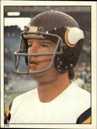 1981 Topps Stickers #216 Tommy Kramer Front