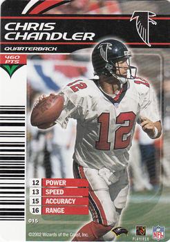 2002 NFL Showdown #015 Chris Chandler Front