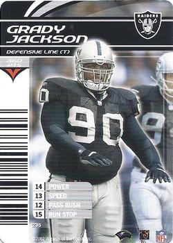 2002 NFL Showdown #235 Grady Jackson Front