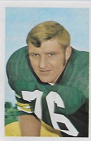 1972 NFLPA Wonderful World Stamps #145 Mike McCoy  Front