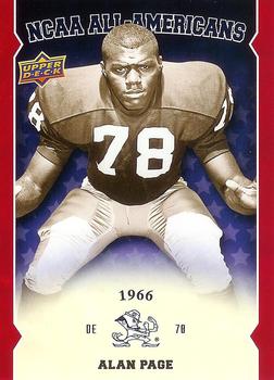 2013 Upper Deck University of Notre Dame - All Americans #AA-AP Alan Page Front