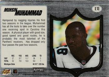 1998 Playoff Absolute SSD Hobby - Silver #131 Muhsin Muhammad Back