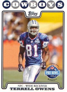 2008 Topps #302 Terrell Owens Front