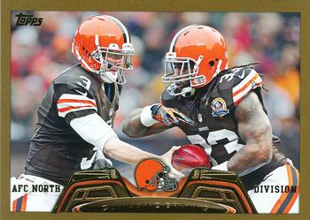 2013 Topps - Gold #24 Cleveland Browns Front