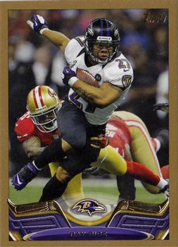 2013 Topps - Gold #80 Ray Rice Front