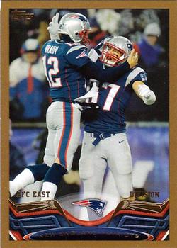 2013 Topps - Gold #369 New England Patriots Front