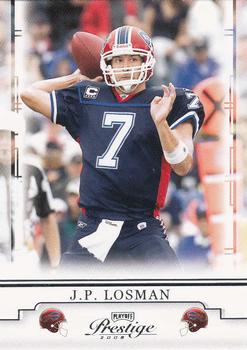 2008 Playoff Prestige #10 J.P. Losman Front