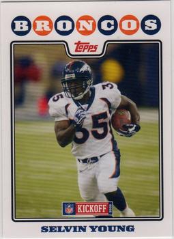 2008 Topps Kickoff #20 Selvin Young Front