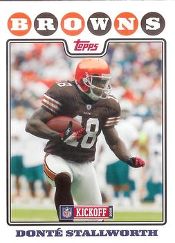 2008 Topps Kickoff #49 Donte Stallworth Front