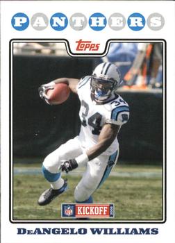 2008 Topps Kickoff #79 DeAngelo Williams Front