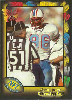 1991 Wild Card #2 Sean Jones Front
