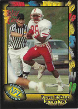 1991 Wild Card #39 Bruce Pickens Front