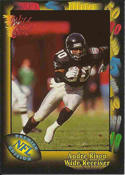 1991 Wild Card #71 Andre Rison Front