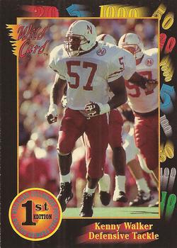1991 Wild Card Draft #147 Kenny Walker Front