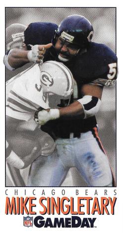 1992 GameDay #108 Mike Singletary Front