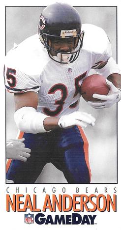 1992 GameDay #428 Neal Anderson Front