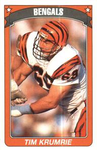 1990 Panini Stickers #22 Tim Krumrie Front