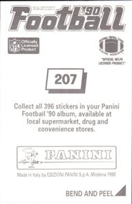 1990 Panini Stickers #207 Chris Doleman Back