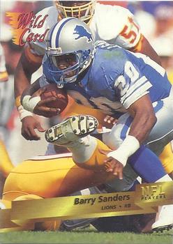 1993 Wild Card #124 Barry Sanders Front