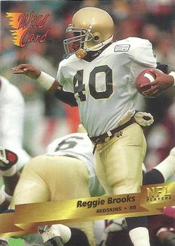 1993 Wild Card #164 Reggie Brooks Front